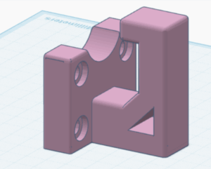 3d model diagram of a hook